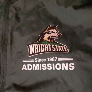 Wright State University Admissions Mens Small SportTek Green Windbreaker Collect